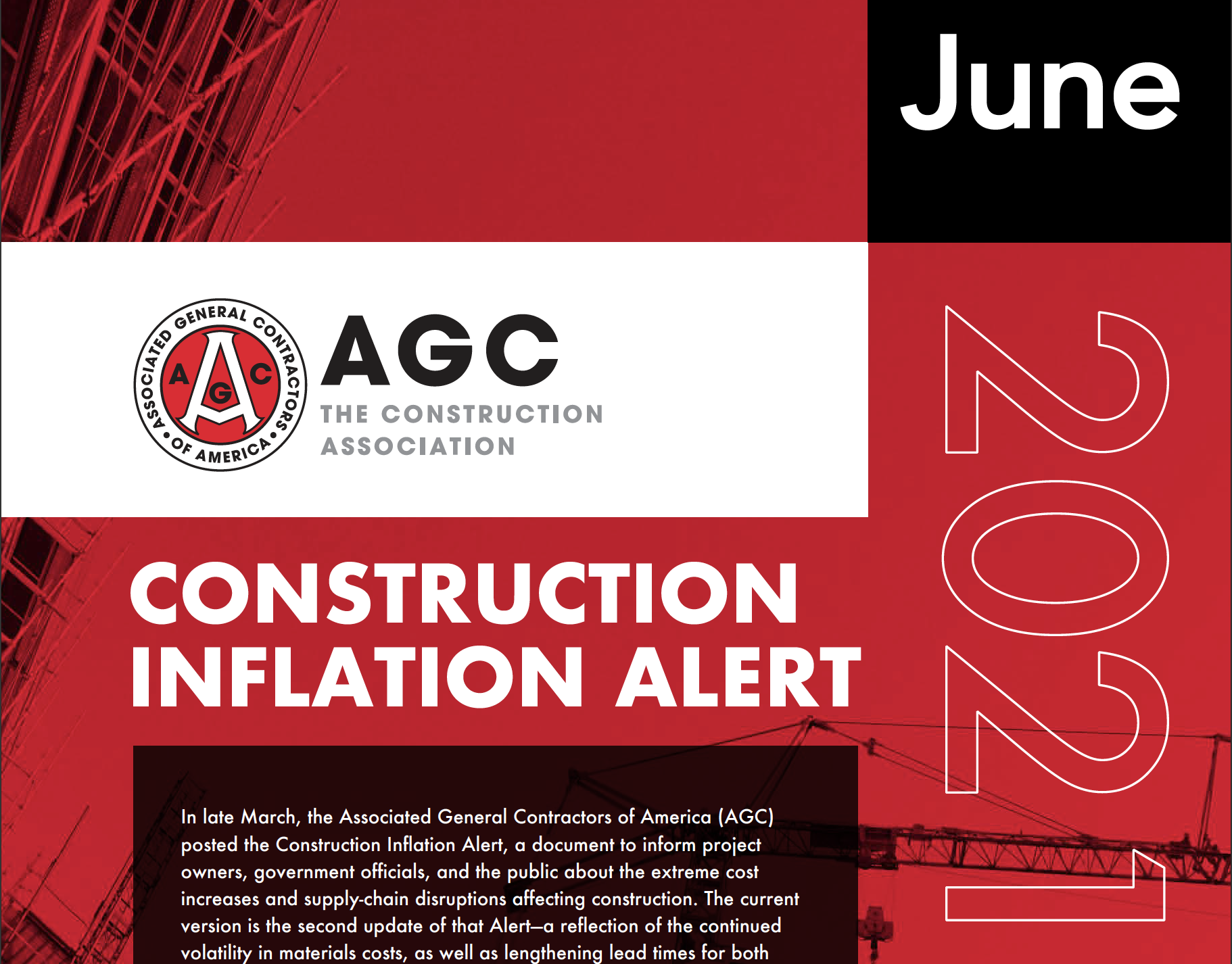 New Updates on the Construction Inflation Report Associated General